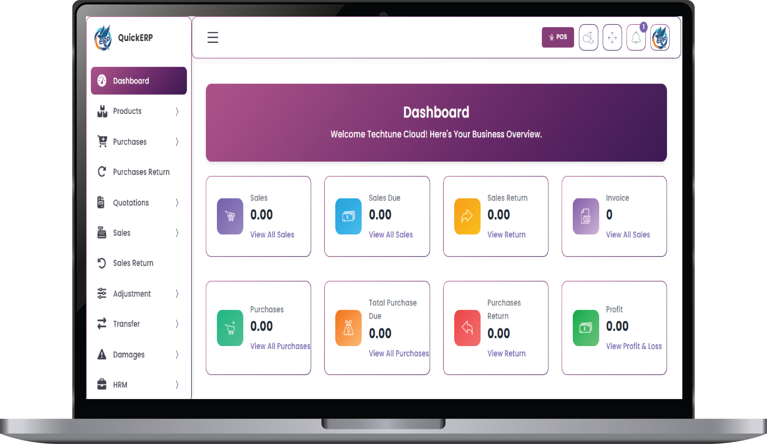 quick-ERP - Smart Cloud ERP Software for Growing Businesses